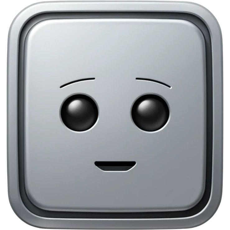 CPU, front facing, plain no text emoji