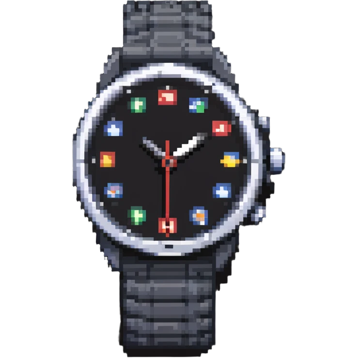 classic telephone under a wristwatch emoji