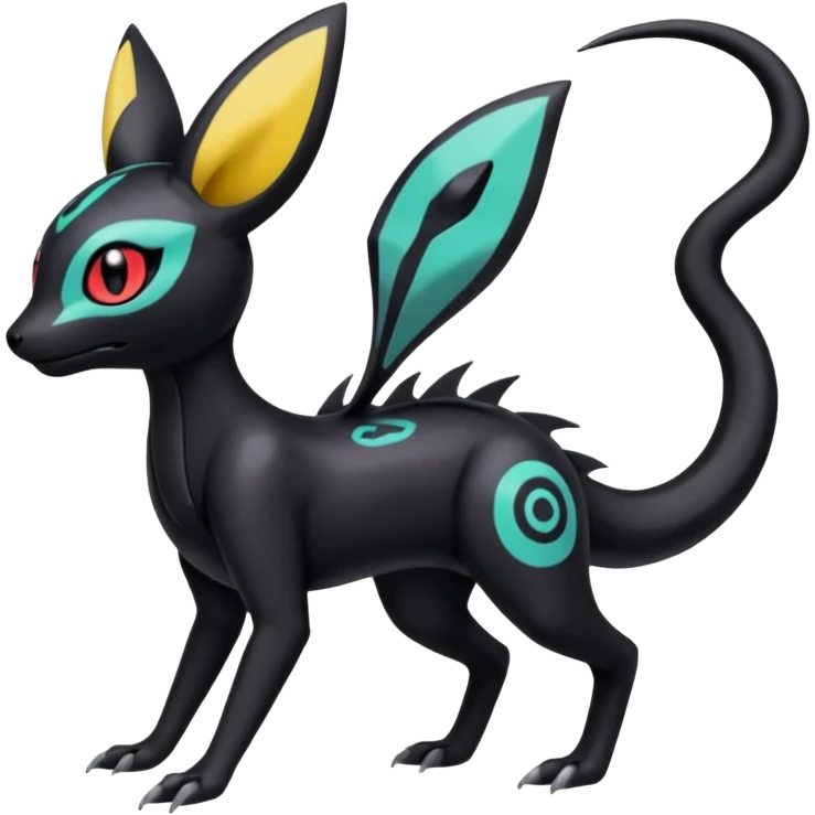 Meloetta-Salandit-Umbreon-Pokémon-Fakémon-fusion-hybrid-creature emoji