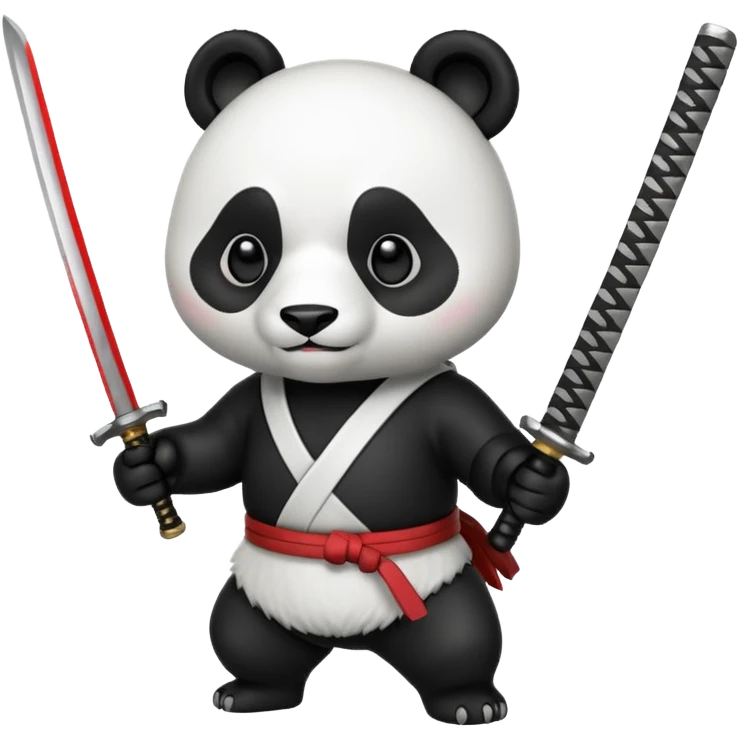 Assassin panda emoji