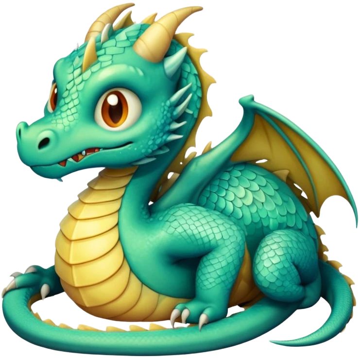 Dragon with Sickness emoji