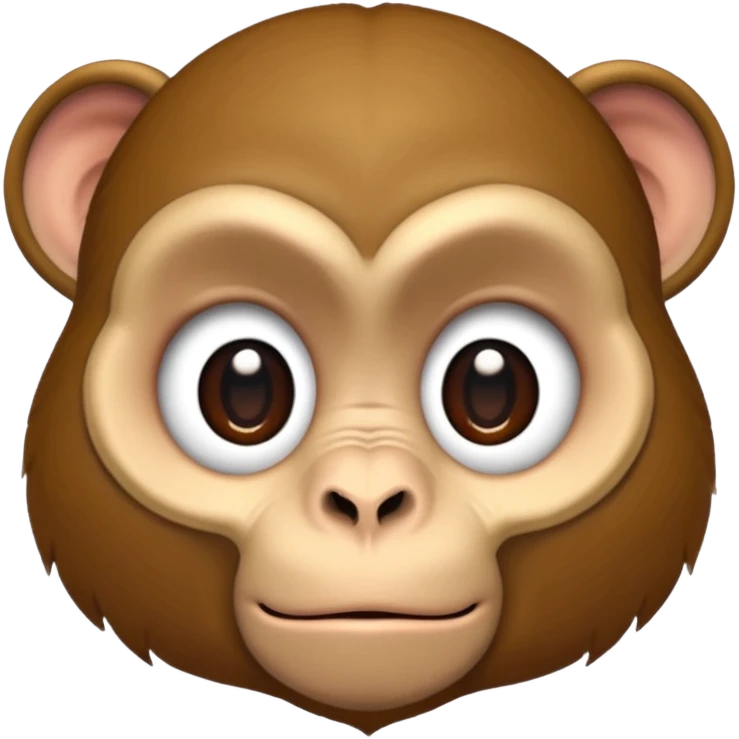 A monkey emoji
