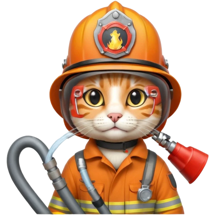 Fireman Cats emoji