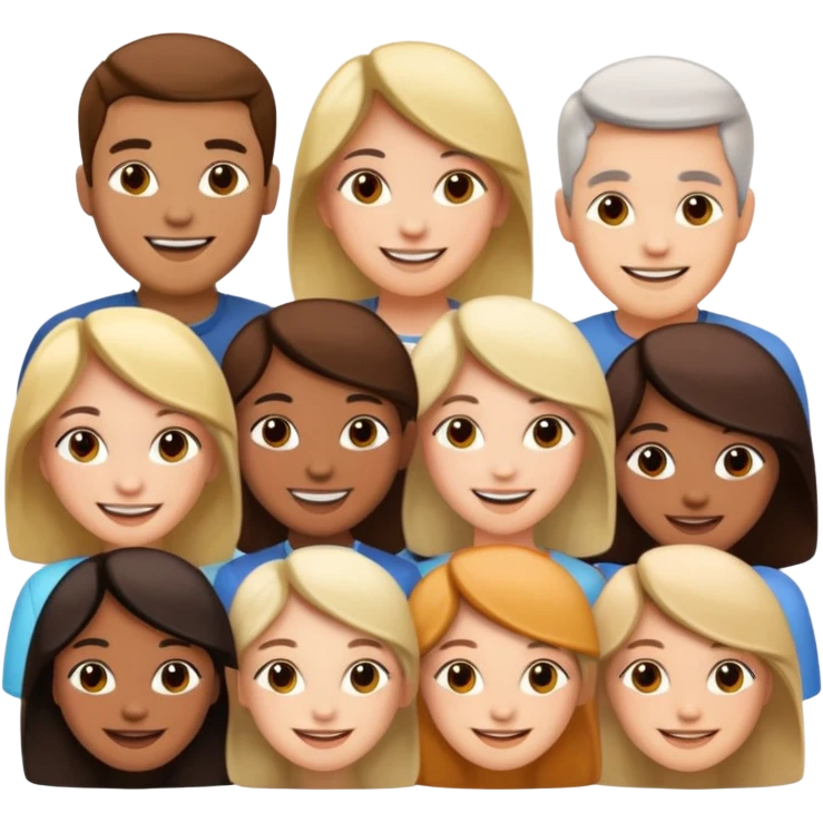 big crowd emoji