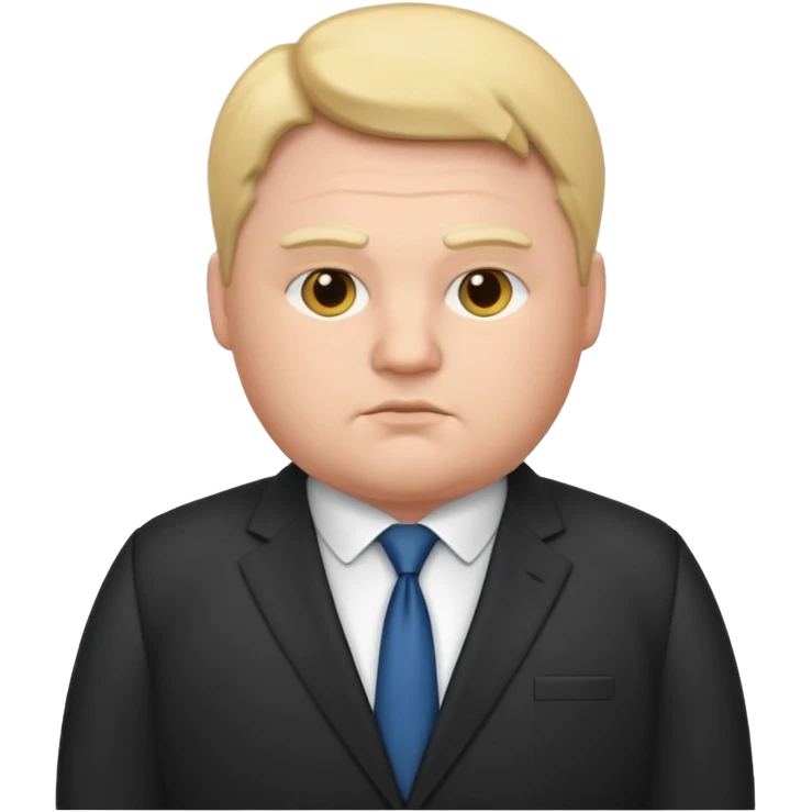 владелец фирмы пухлый и серьезный emoji