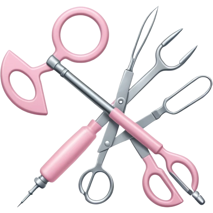 light pink trauma surgery emoji