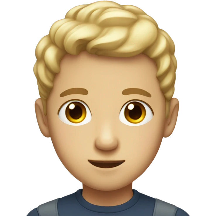 portrait of a light-skinned boy emoji
