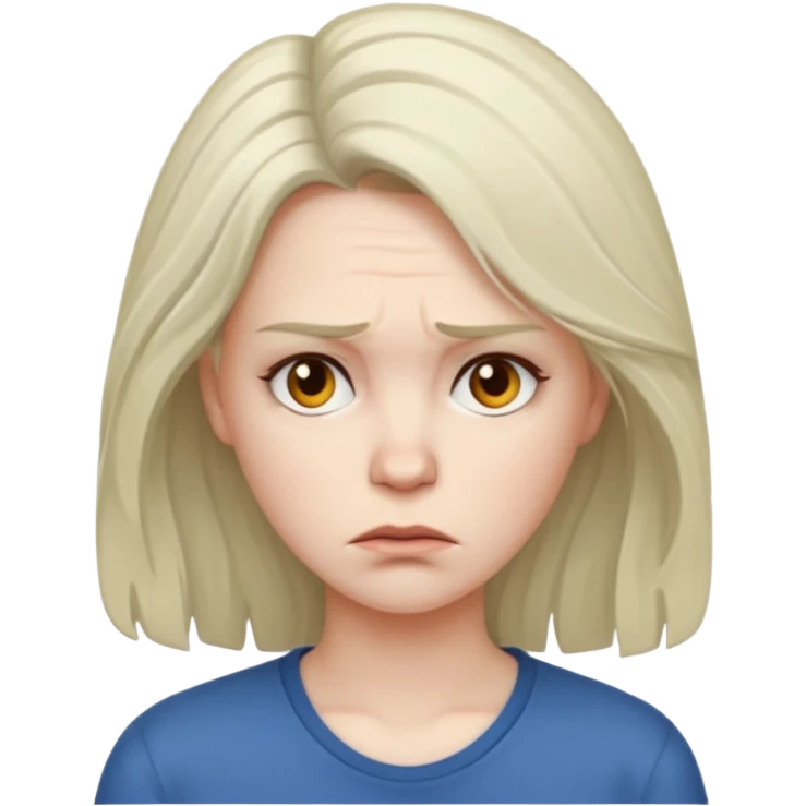 Reine moche aigri laide emoji