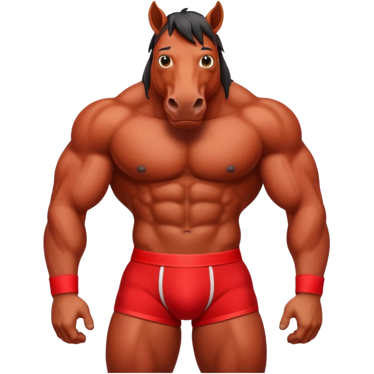🐴 horse with underwear  emoji