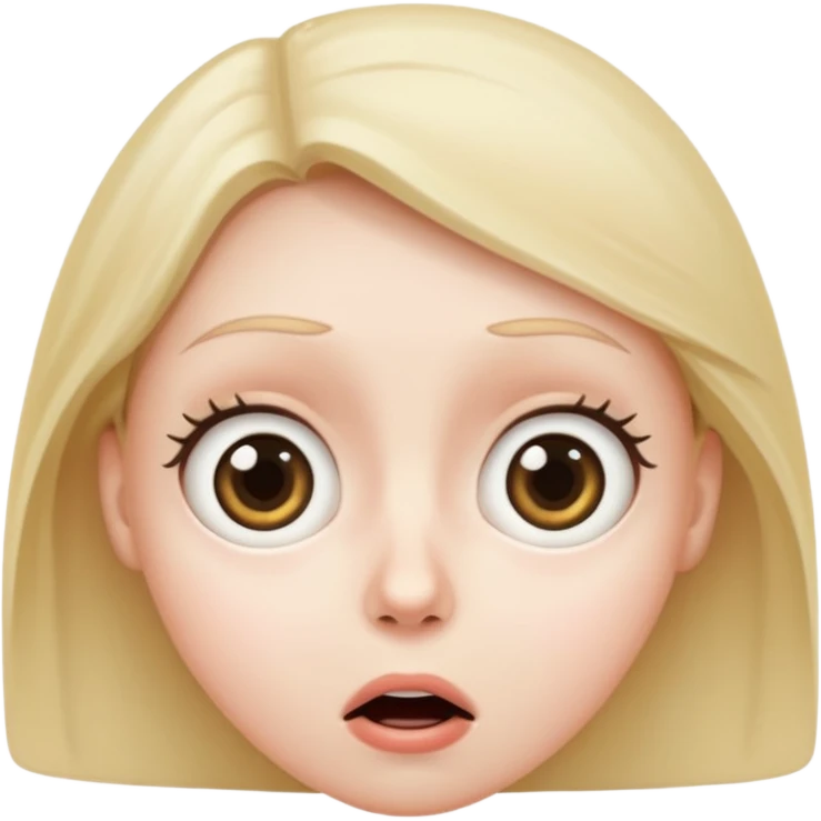 surprised face emoji