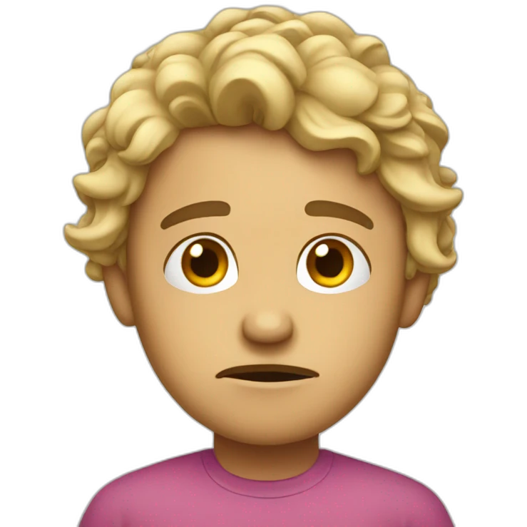 Someone bored emoji