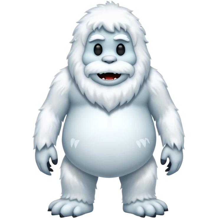 abominable snow man emoji