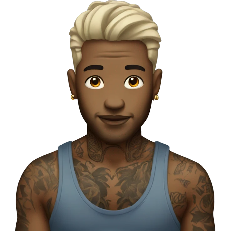 person with tattoos emoji