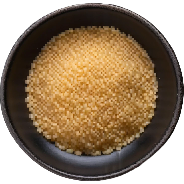 quinoa grains in a bowl emoji