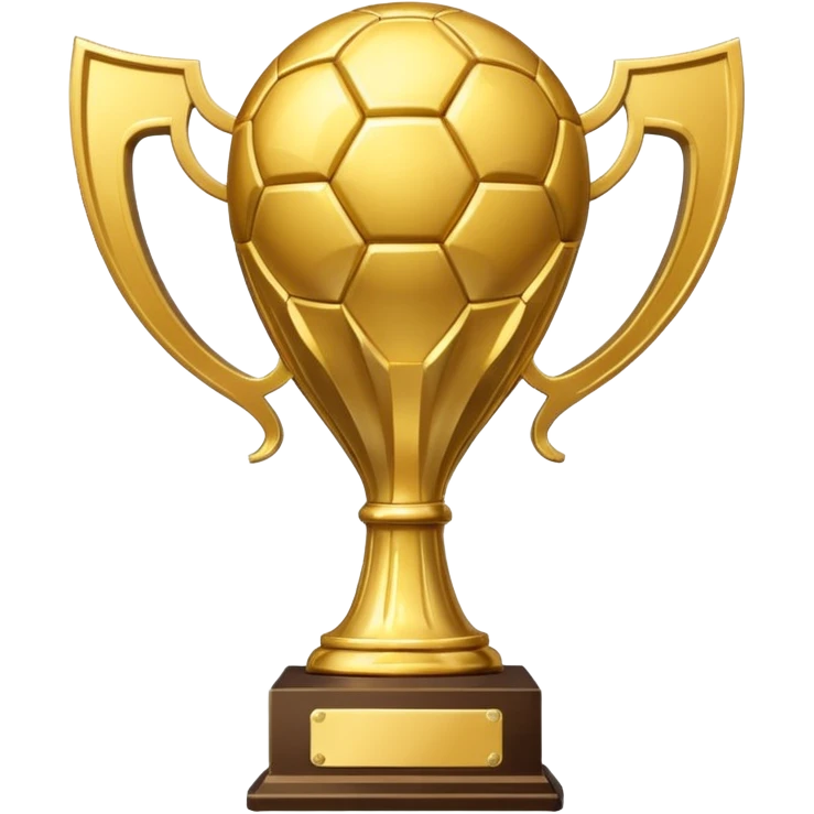 create an airbnb category icon that looks like a fifa world cup trohy emoji