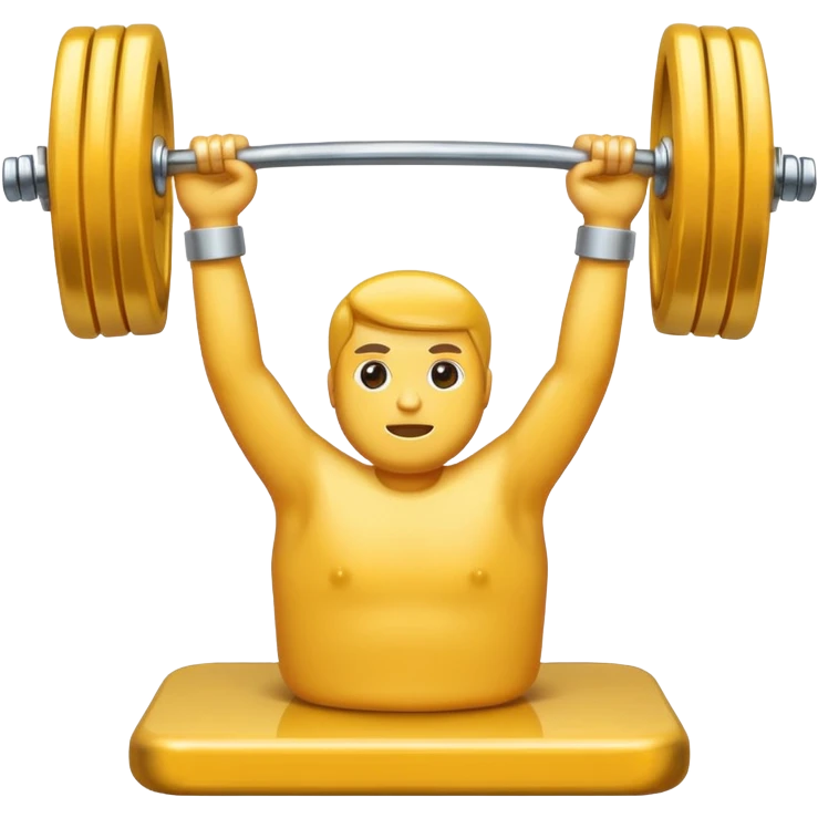 weight gym no human emoji