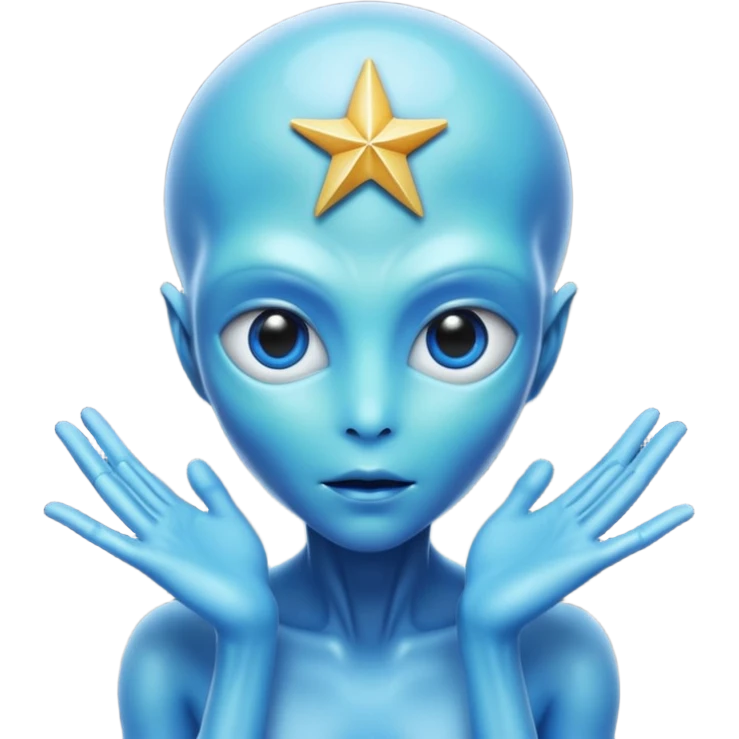 Star being, alien emoji