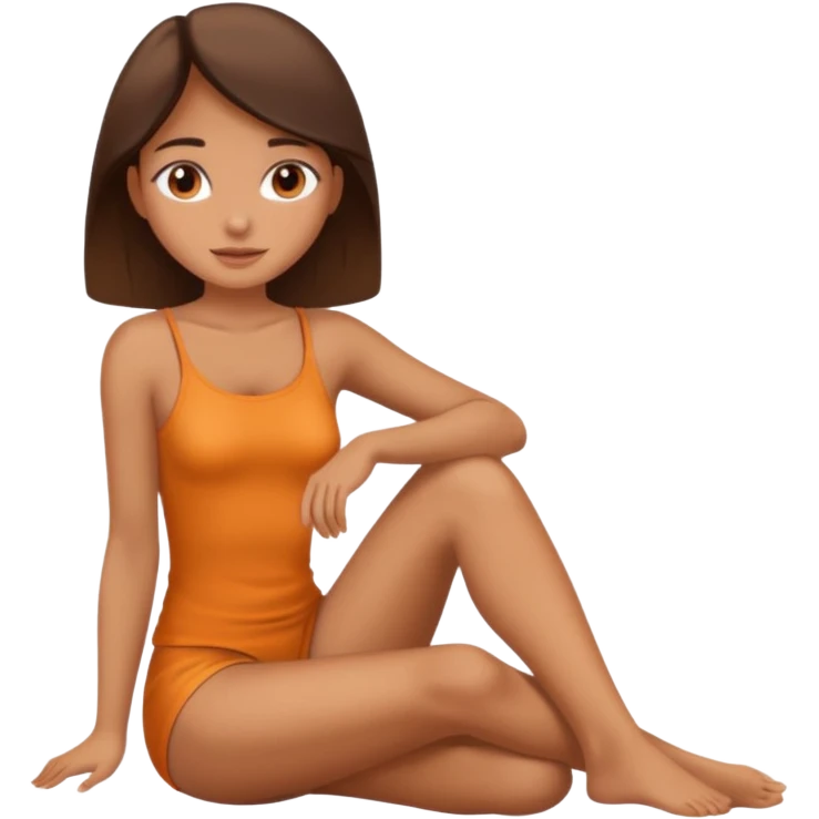 Girl bare butt emoji