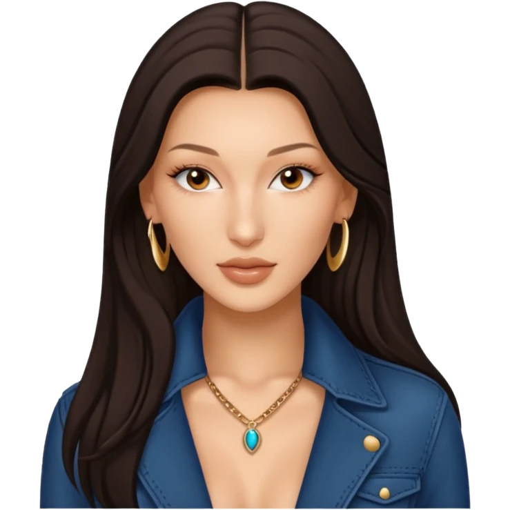 bella hadid realistic emoji