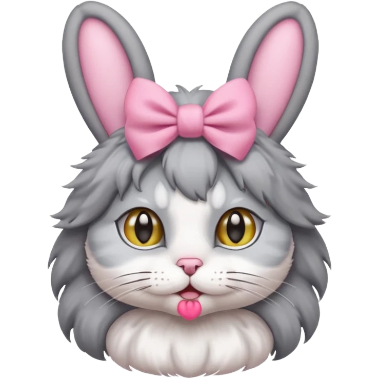 BSH Cat with bunny ears emoji