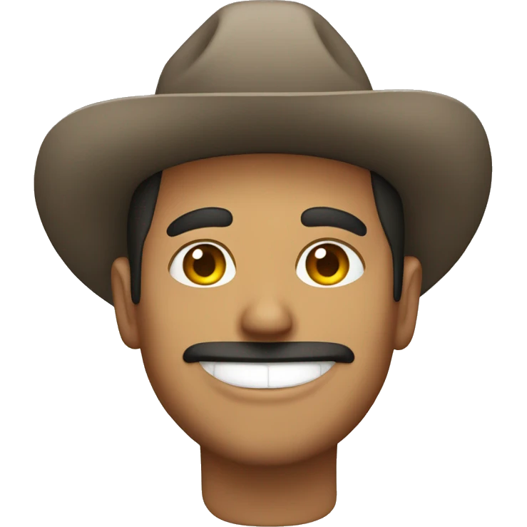 Mexican guy smiling  emoji