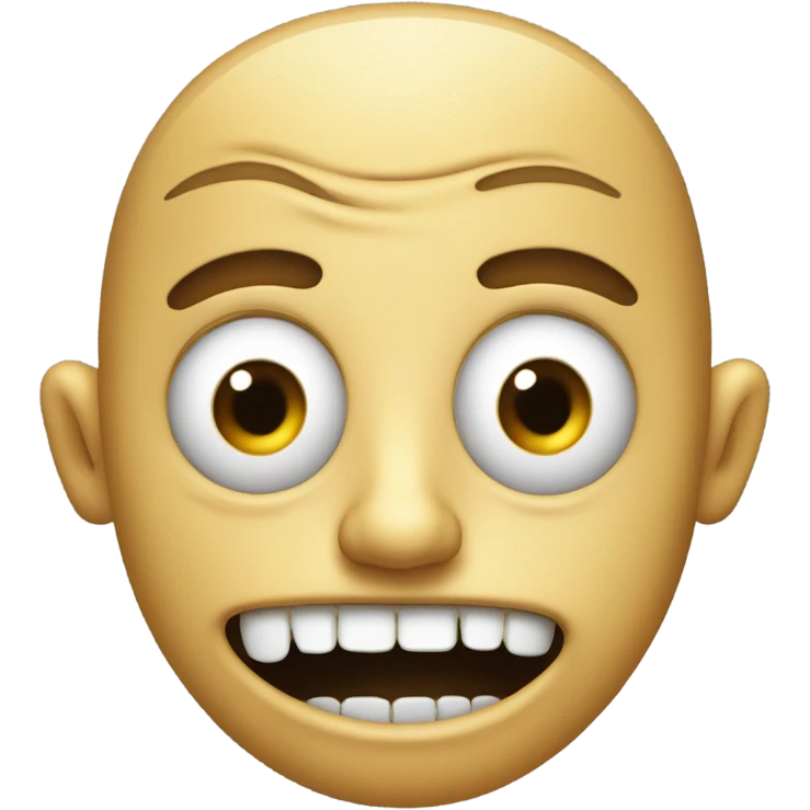 freaky face emoji