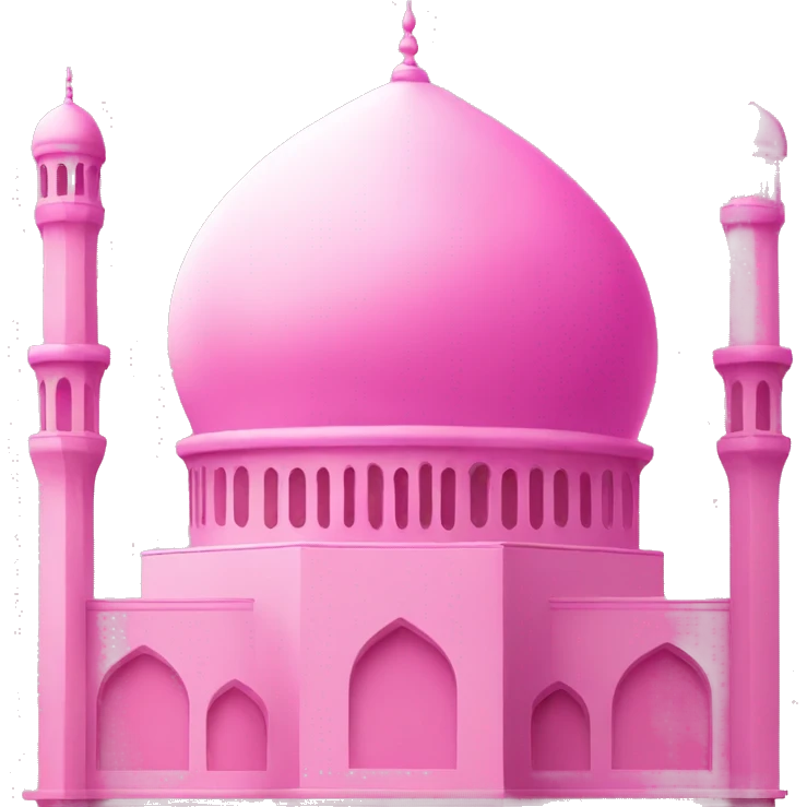 Pink mosque emoji
