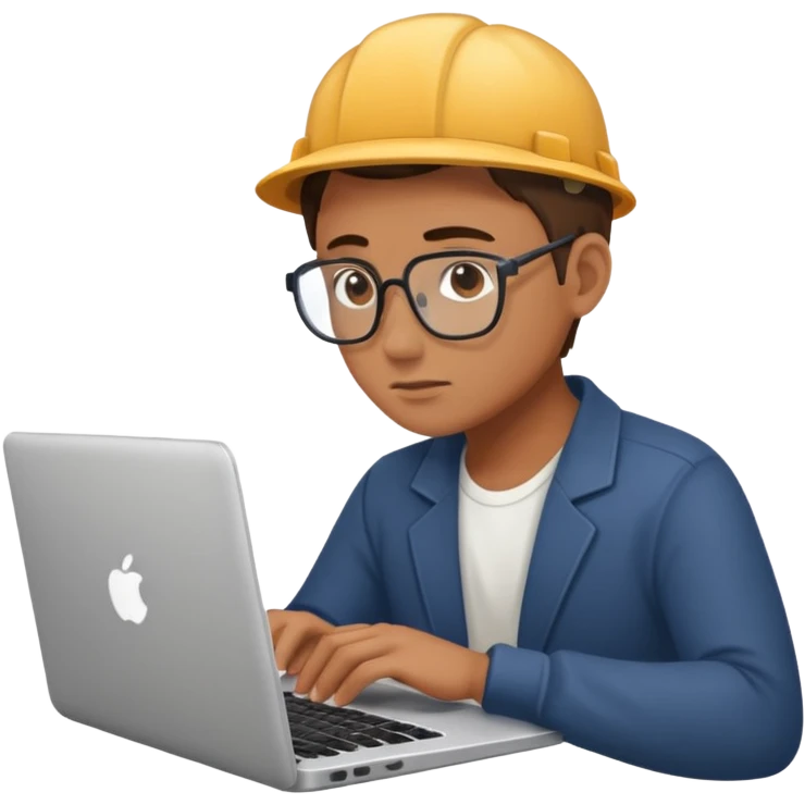 person working working on a laptop emoji
