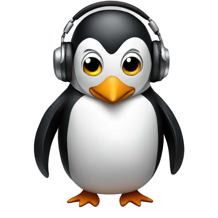 Dj penguin  emoji