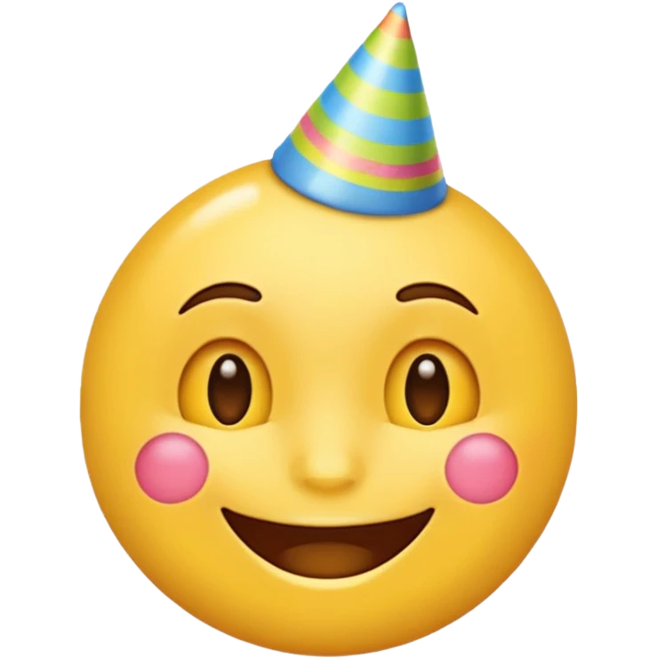 Emoji ios 18 de cara de cumpleaños emoji