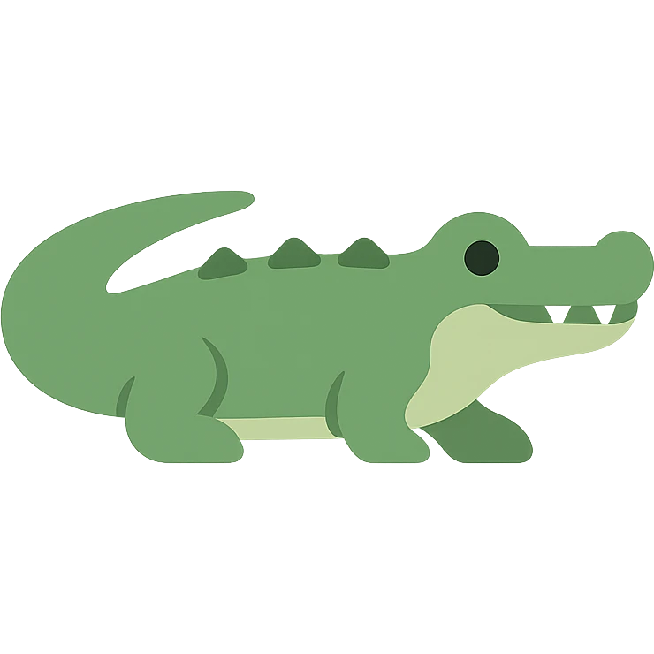 Crocodile emoji