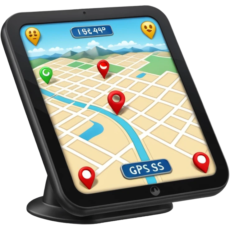 GPS screen emoji