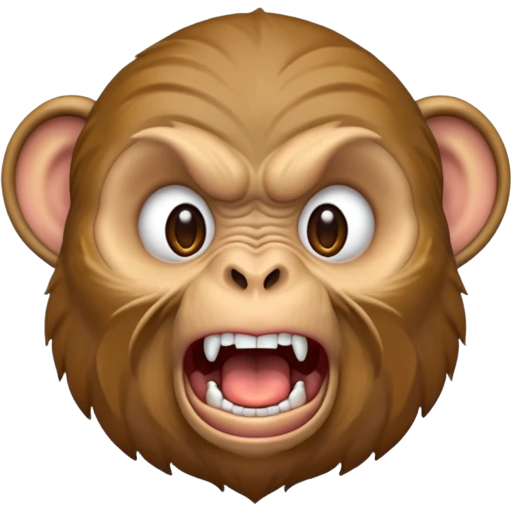 monke screaming emoji