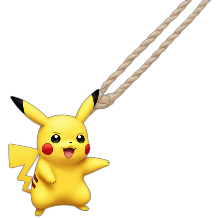 Pikachu string emoji