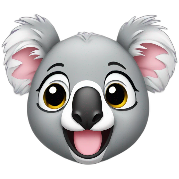Koala joking emoji