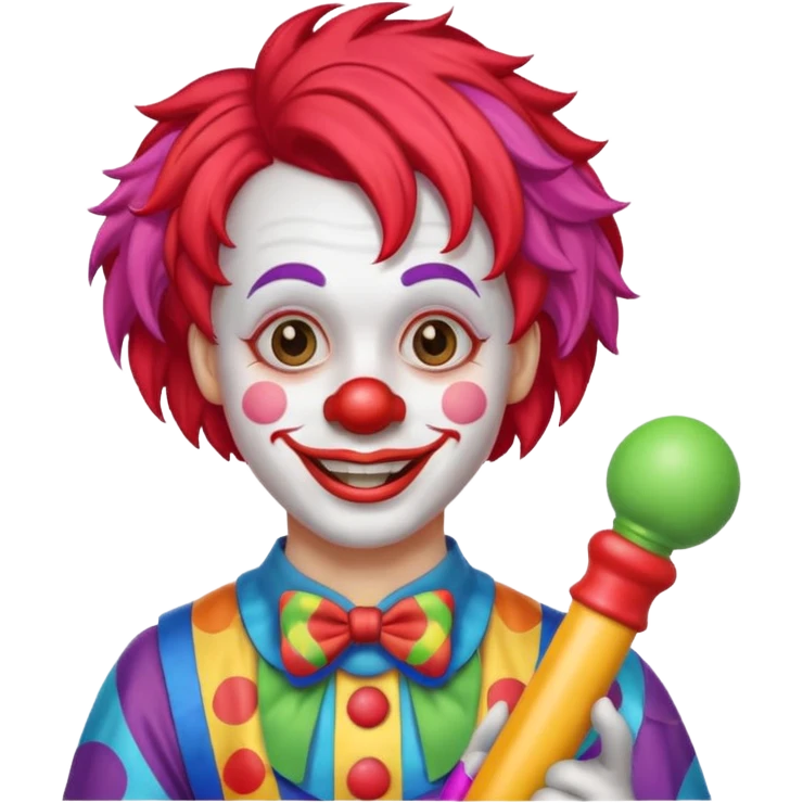 Clown with dildo  emoji