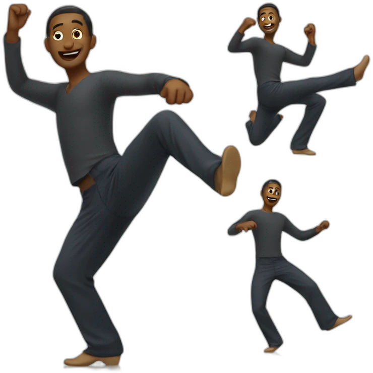 dancing man emoji