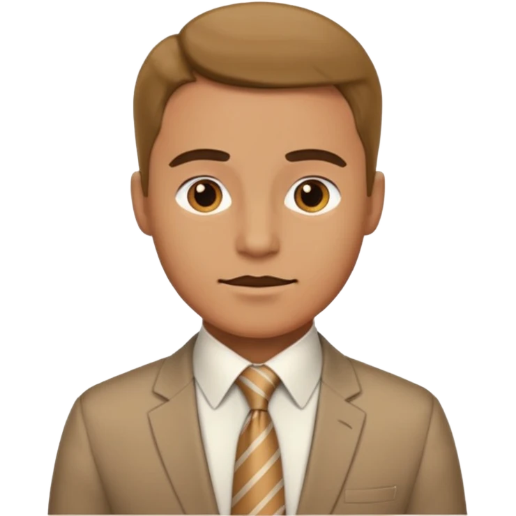 principal with tie emoji