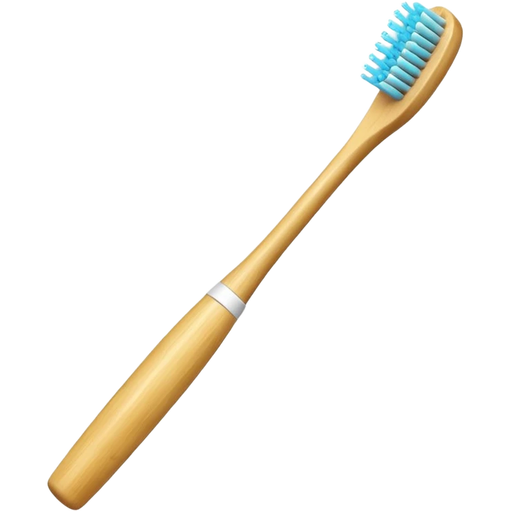 Bamboo toothbrush emoji