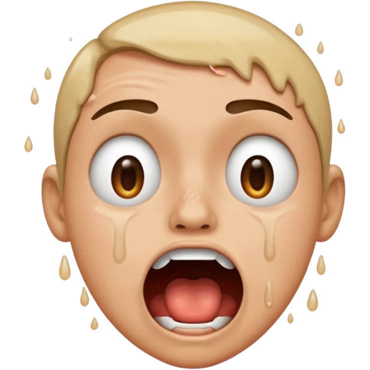 🤤+😫 emoji
