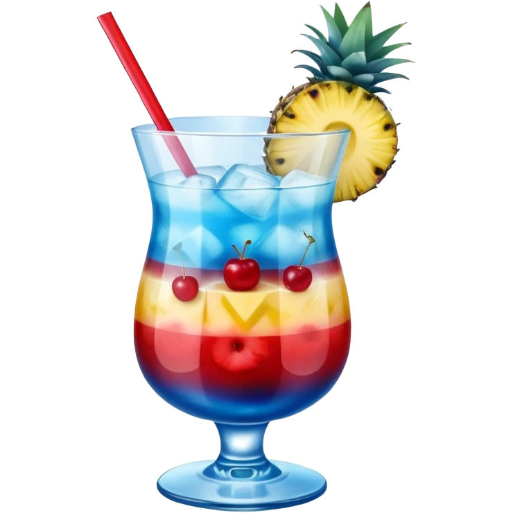 Blue Hawaii emoji