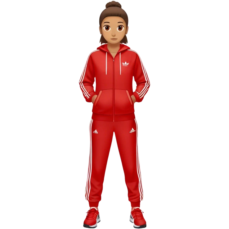 adidas red tracksuit emoji