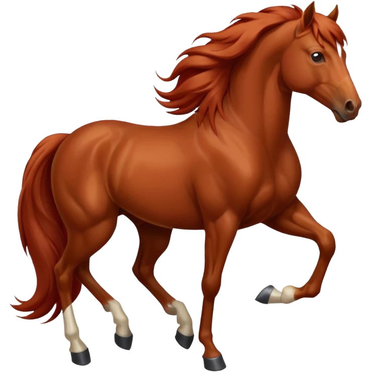 Red horse emoji