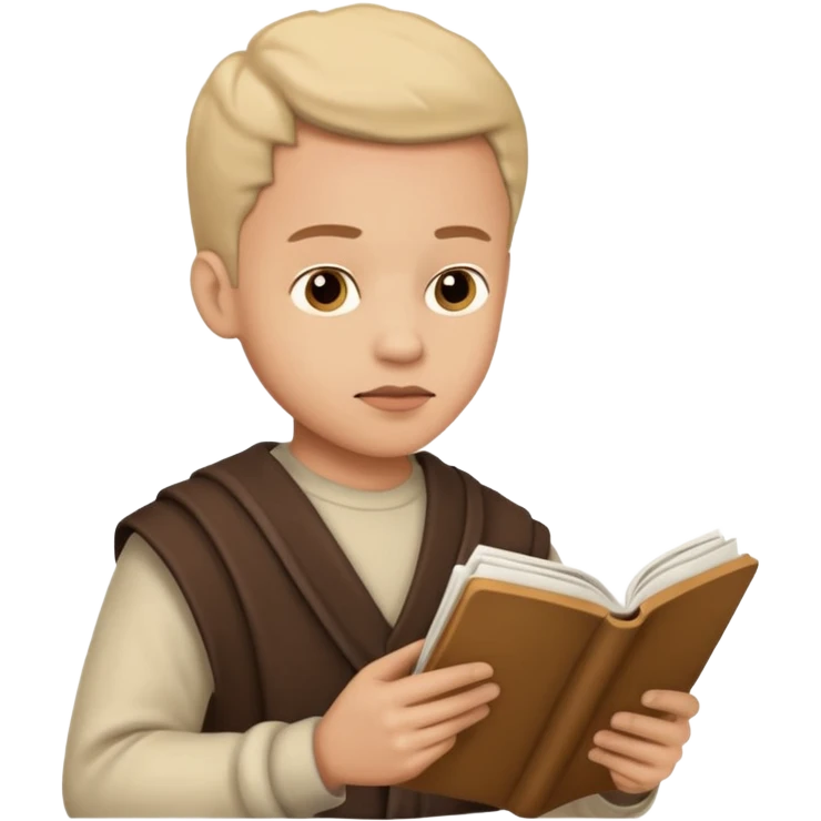 actor with script reading emoji
