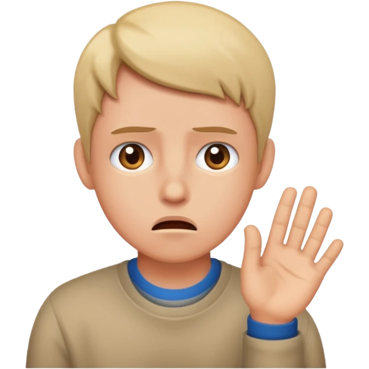 Personne qui hésite emoji