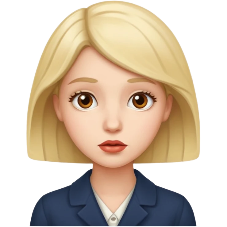 호기심으로 가득찬 질문가득한 20대 여성 emoji