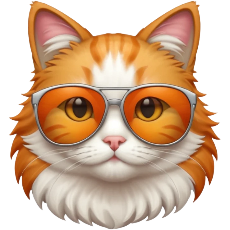 Cat wearing sunglasses emoji