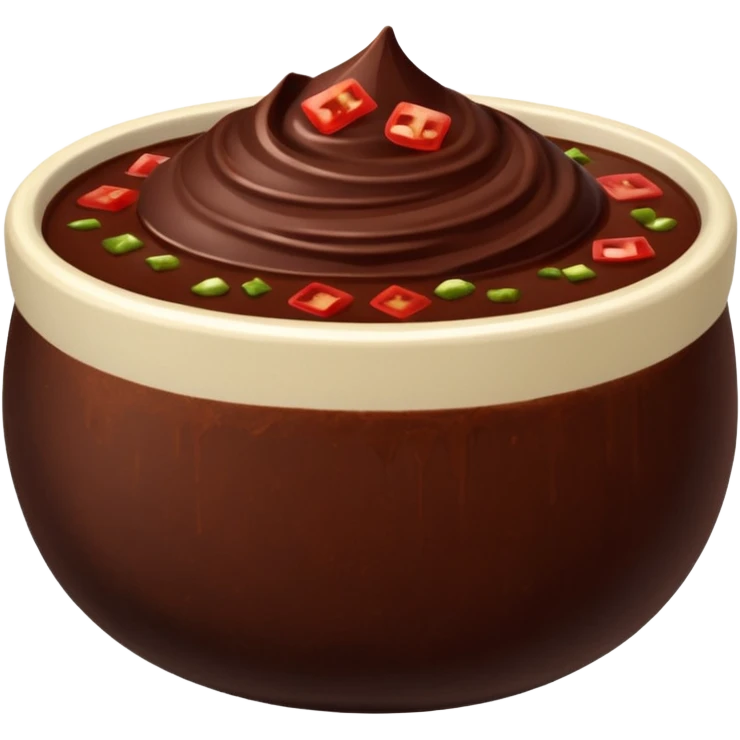 salsa de chocolate emoji