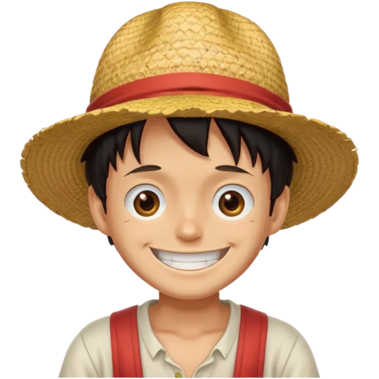 Lufy dans one pièce emoji