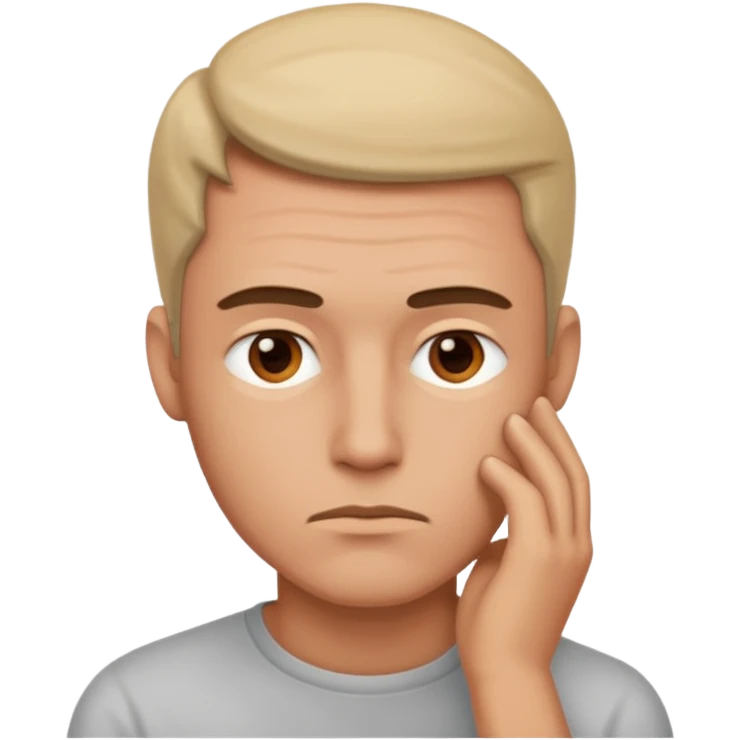 thinking man emoji